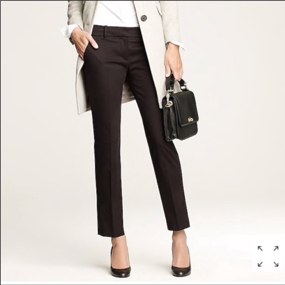 J.Crew Cafe Capri - black wool
